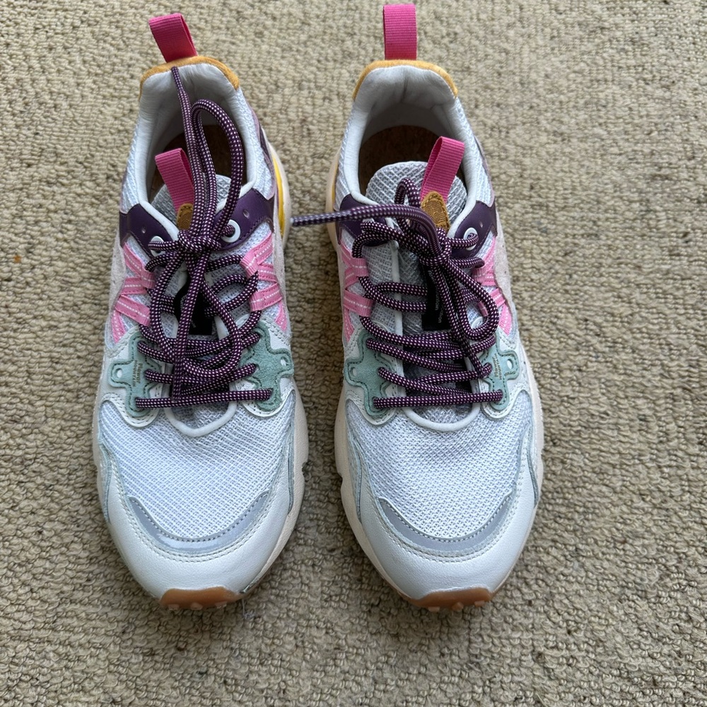 New! Flower Mountain sneakers- size 7 women’s but fit more like 7.5-8